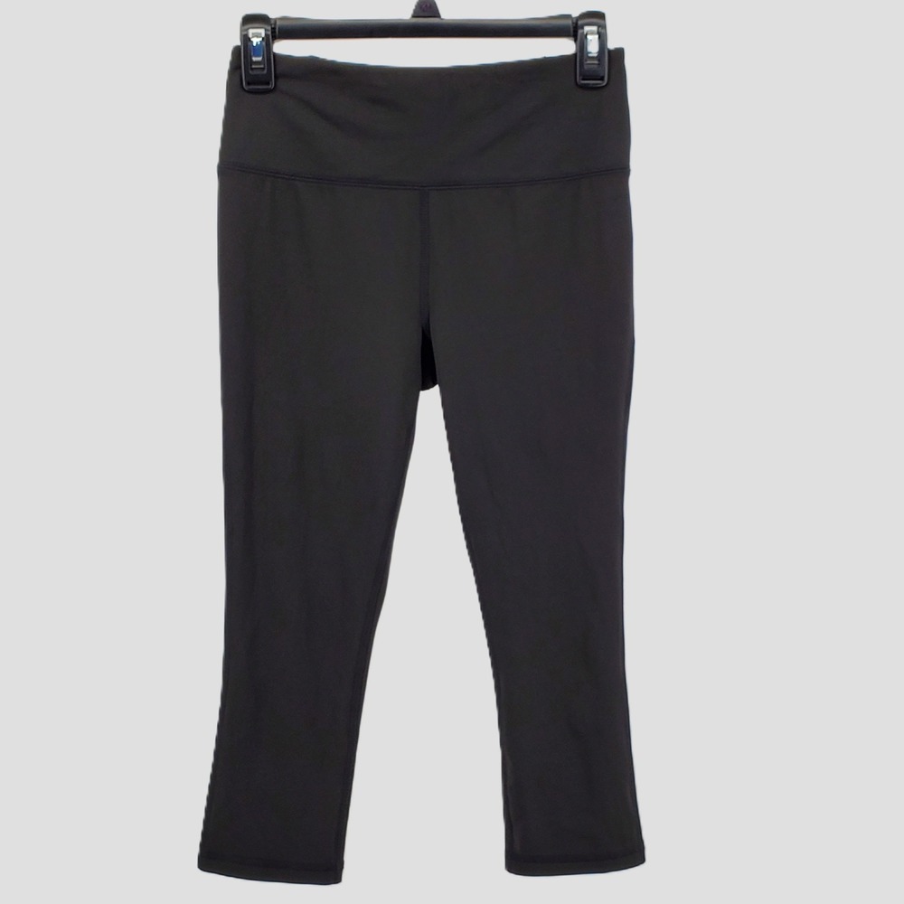 DSG Womens Size Small Momentum High Rise Capri Leggings Black Moisture Wicking